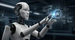 Illustration : robot humanoïde et intelligence artificielle